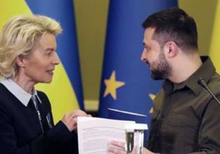 Zelensky e von der Leyen