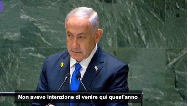 Netanyahu all’Onu: “Calunnie contro Israele. Resa di Hamas o vittoria totale”