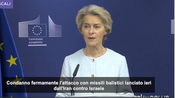 Von der Leyen: ‘ferma condanna per l’attacco dell’Iran contro Israele’