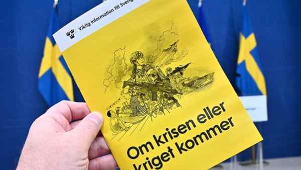 “Cosa fare in caso di guerra”: le avvertenze distribuite alle famiglie svedesi