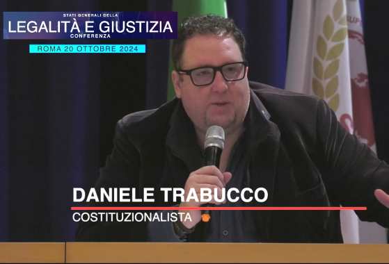 Conferenza Legalità e Giustizia, intervento del prof. Daniele Trabucco