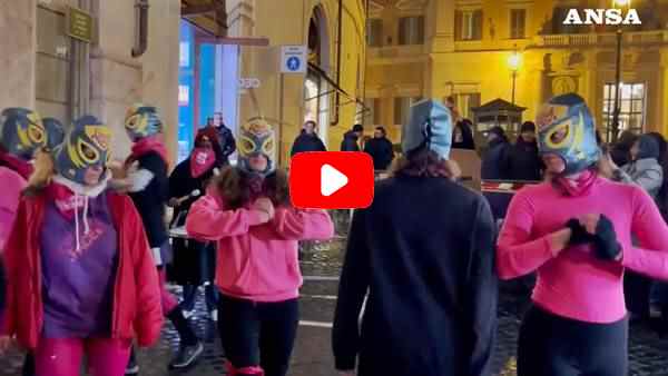 Presidio transfemminista a Montecitorio