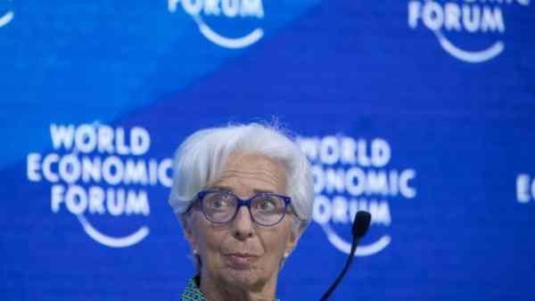 Lagarde a Davos: ‘prepararsi ai dazi di Trump’