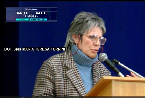 Conferenza Sanità e Salute: intervento della dott.ssa Maria Teresa Turrini