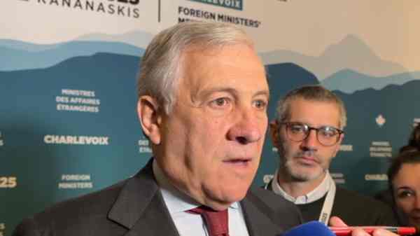 Tajani: ‘da G7 uscirà messaggio forte di sostegno a Kiev’